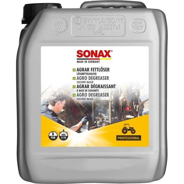 Sonax Solutie Degresant Cu Dizolvant Pentru Utilaje Agricole 5L 742500